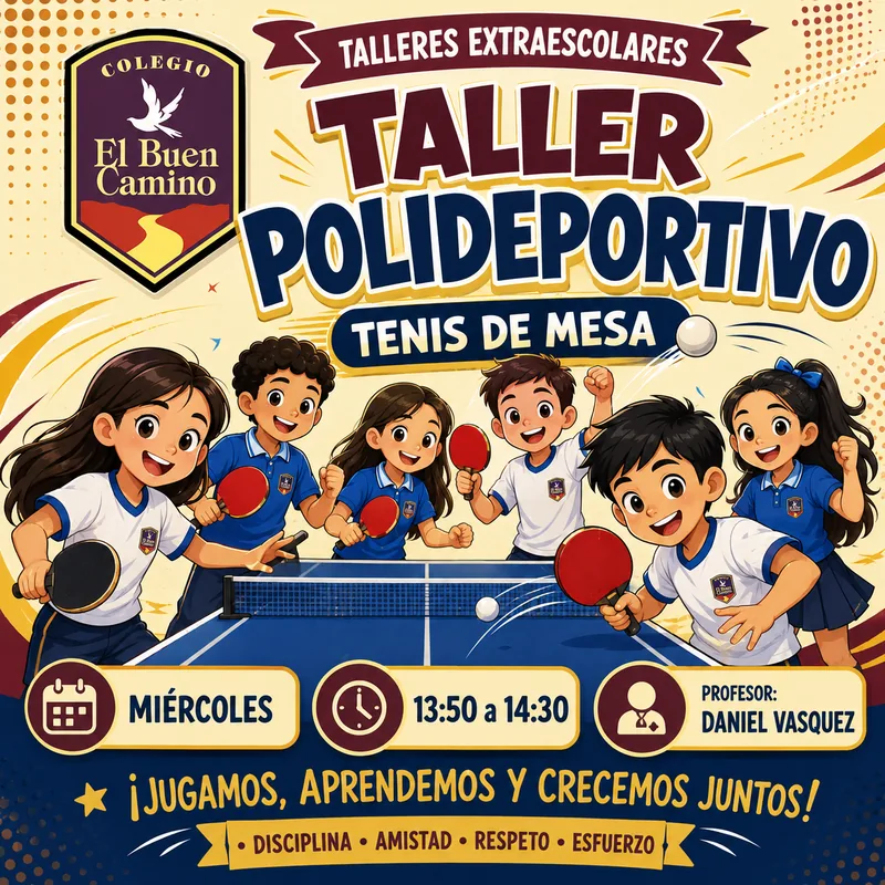 Taller Polideportivo Tenis de Mesa