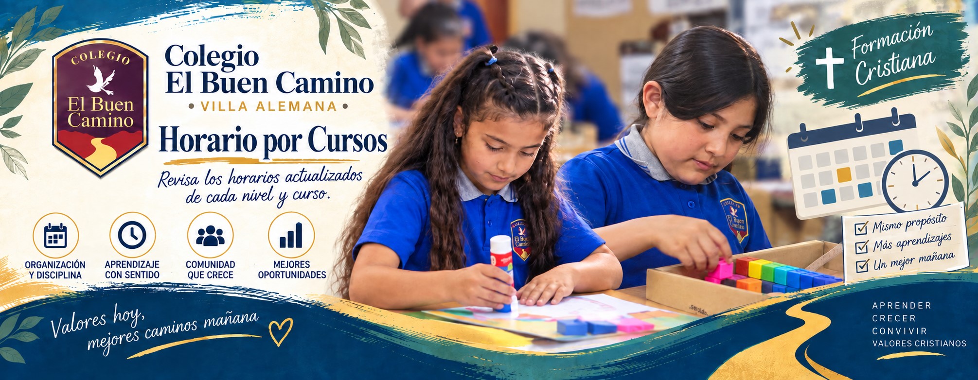 Horario por Curso - Colegio El Buen Camino